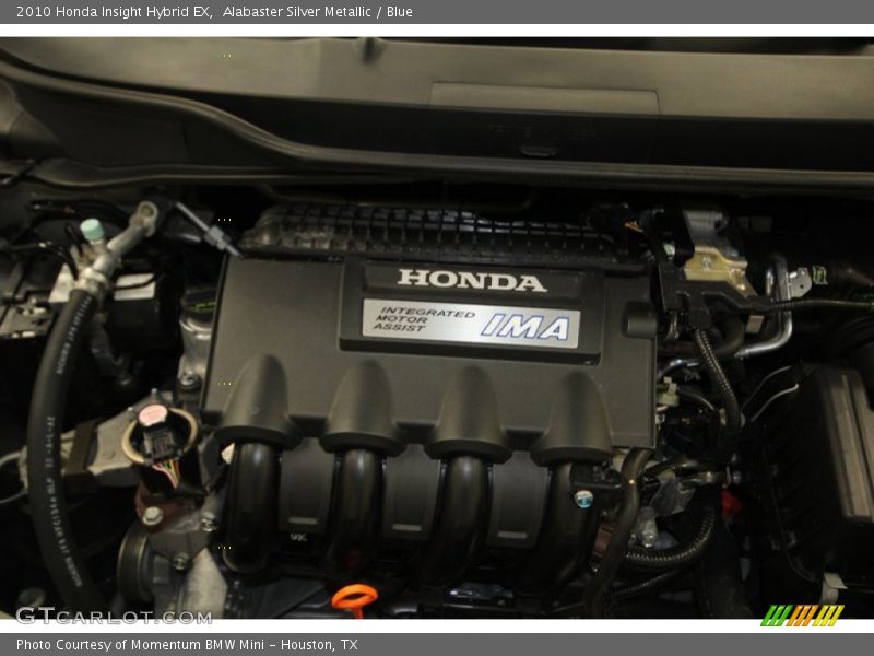 Alabaster Silver Metallic / Blue 2010 Honda Insight Hybrid EX