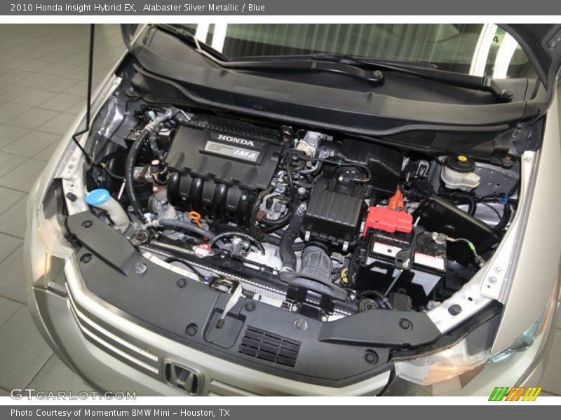 Alabaster Silver Metallic / Blue 2010 Honda Insight Hybrid EX
