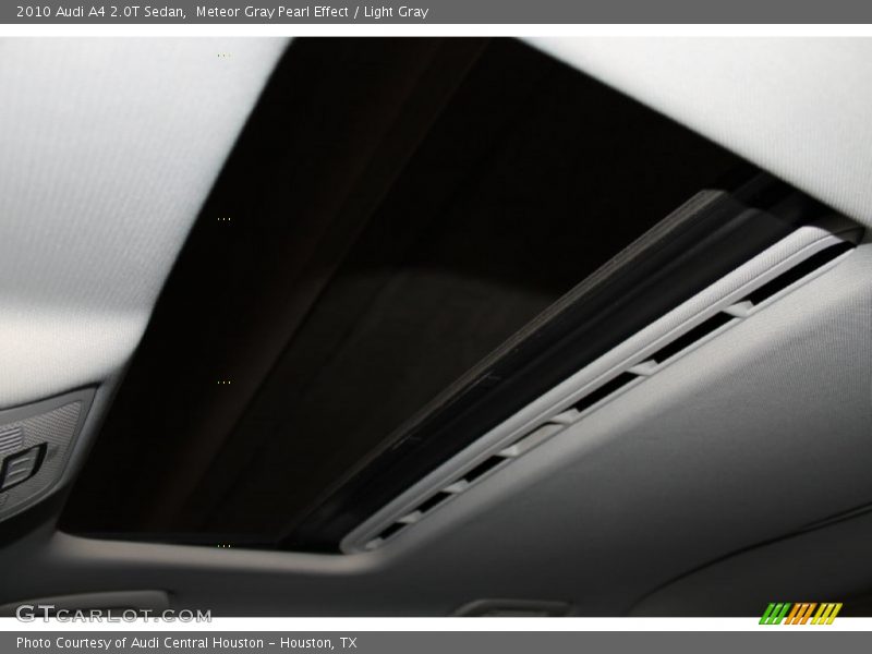 Meteor Gray Pearl Effect / Light Gray 2010 Audi A4 2.0T Sedan
