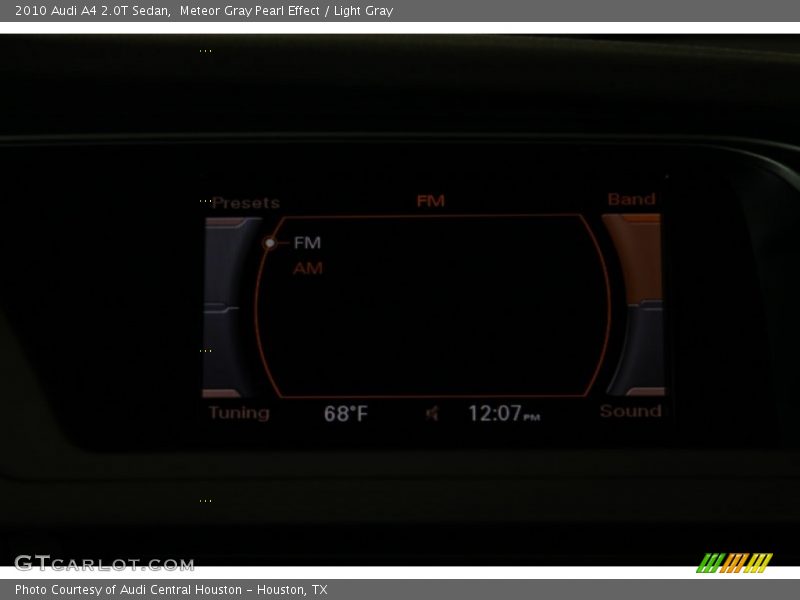Meteor Gray Pearl Effect / Light Gray 2010 Audi A4 2.0T Sedan