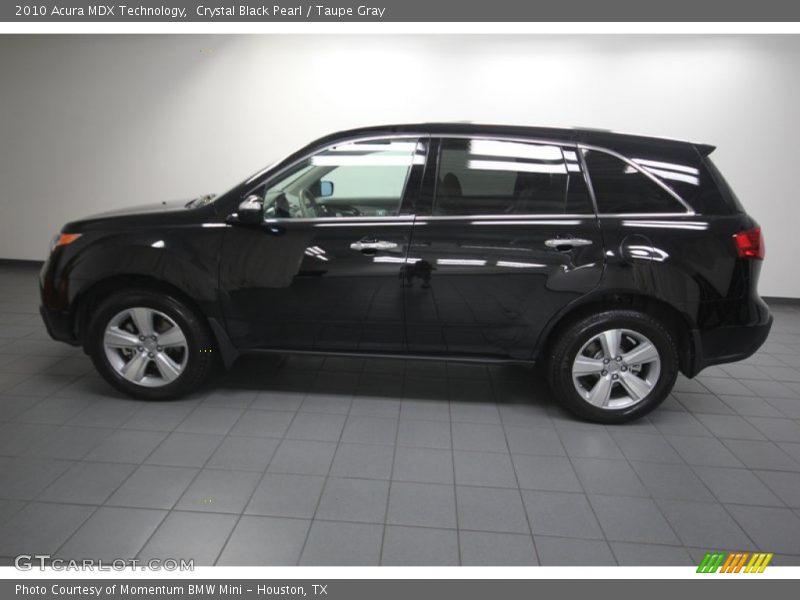 Crystal Black Pearl / Taupe Gray 2010 Acura MDX Technology