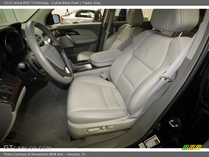 Crystal Black Pearl / Taupe Gray 2010 Acura MDX Technology