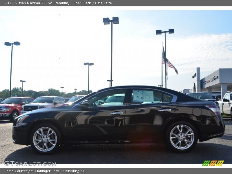 Super Black / Cafe Latte 2012 Nissan Maxima 3.5 SV Premium