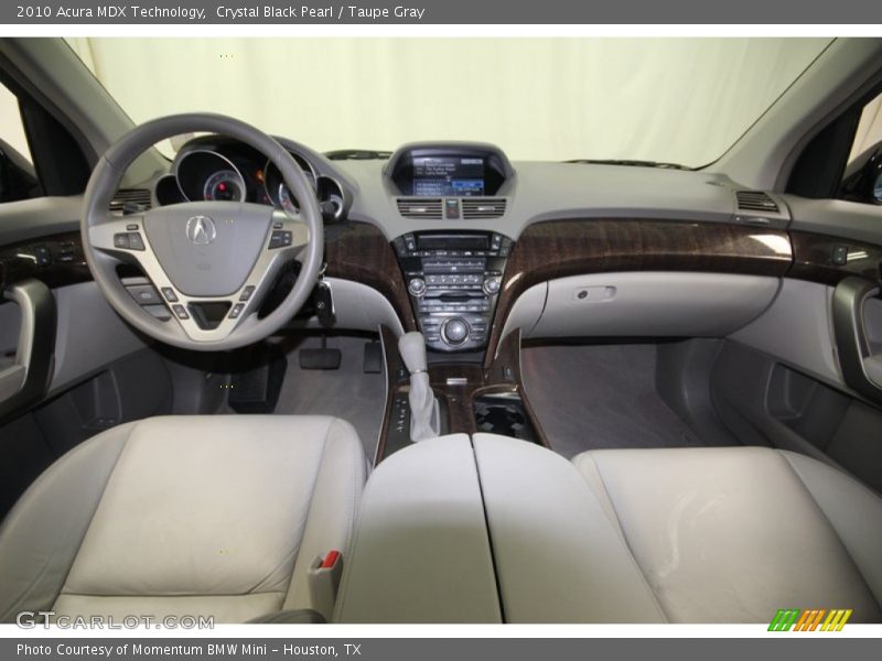 Crystal Black Pearl / Taupe Gray 2010 Acura MDX Technology