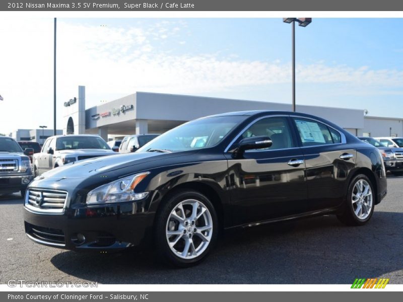 Super Black / Cafe Latte 2012 Nissan Maxima 3.5 SV Premium