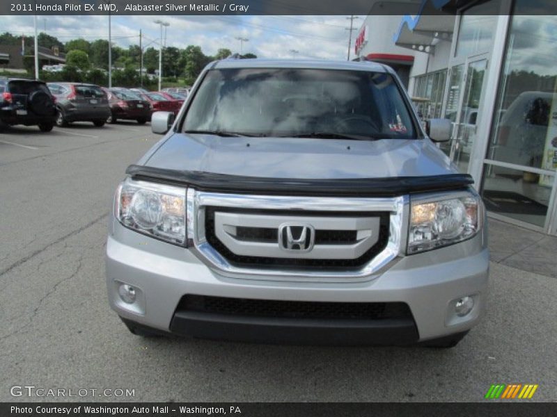 Alabaster Silver Metallic / Gray 2011 Honda Pilot EX 4WD