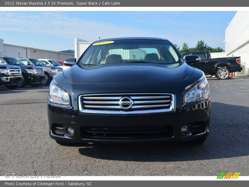 Super Black / Cafe Latte 2012 Nissan Maxima 3.5 SV Premium