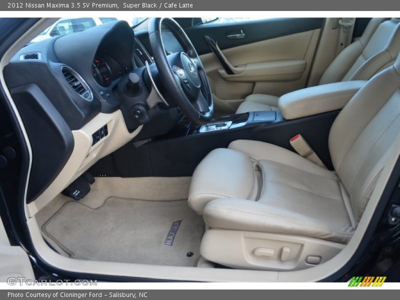 Super Black / Cafe Latte 2012 Nissan Maxima 3.5 SV Premium
