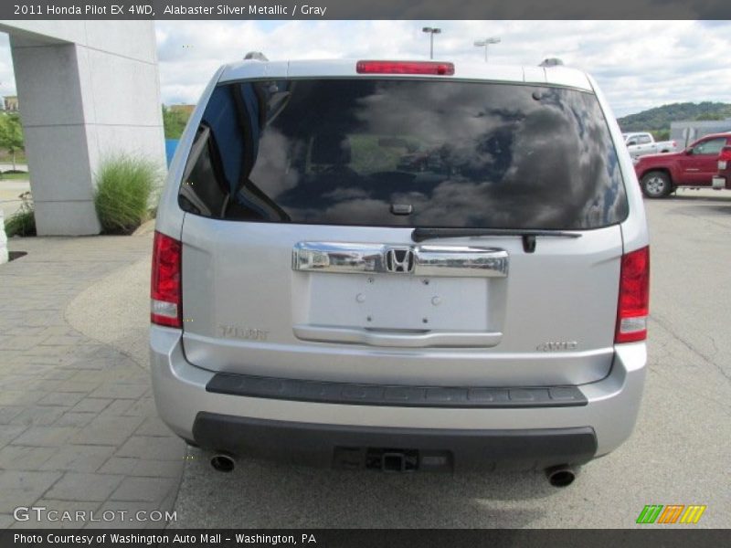 Alabaster Silver Metallic / Gray 2011 Honda Pilot EX 4WD