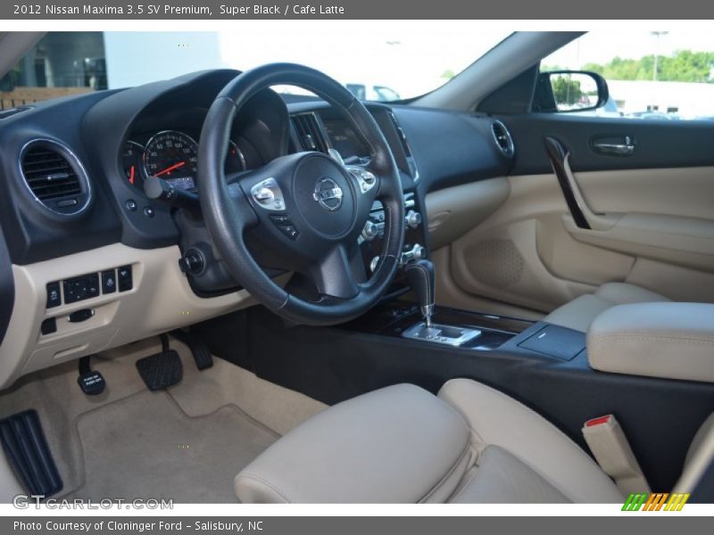 Super Black / Cafe Latte 2012 Nissan Maxima 3.5 SV Premium