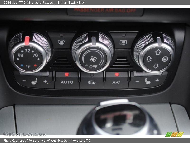 Controls of 2014 TT 2.0T quattro Roadster