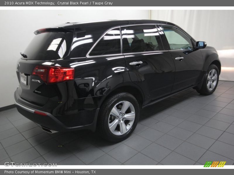Crystal Black Pearl / Taupe Gray 2010 Acura MDX Technology