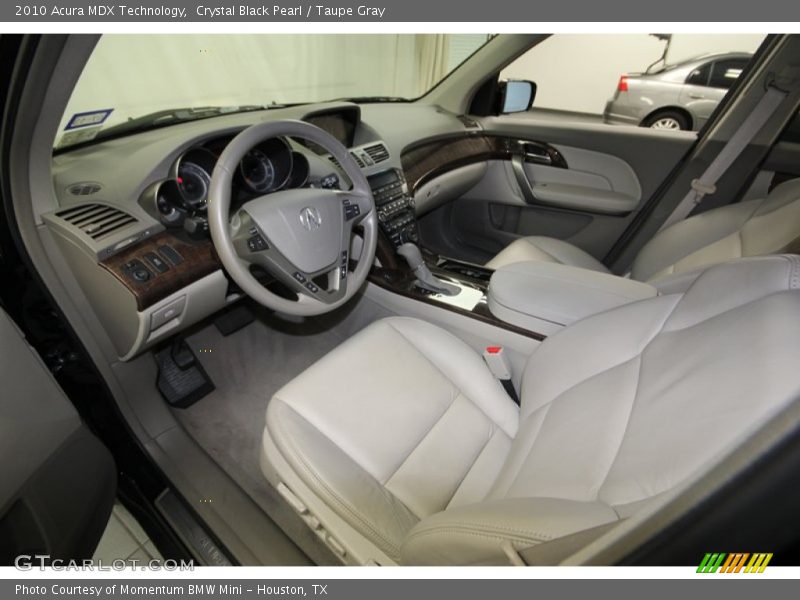 Crystal Black Pearl / Taupe Gray 2010 Acura MDX Technology