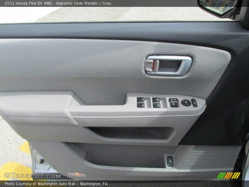 Alabaster Silver Metallic / Gray 2011 Honda Pilot EX 4WD