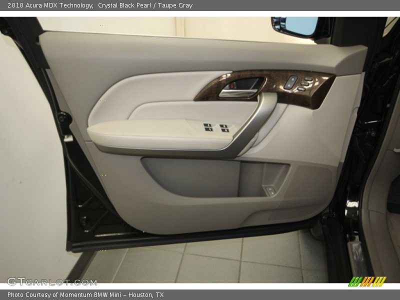 Crystal Black Pearl / Taupe Gray 2010 Acura MDX Technology