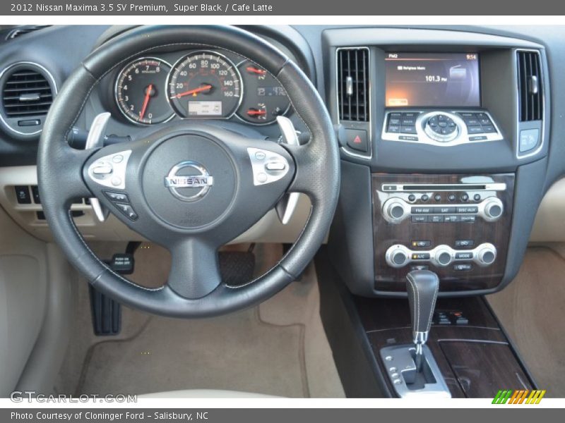 Super Black / Cafe Latte 2012 Nissan Maxima 3.5 SV Premium