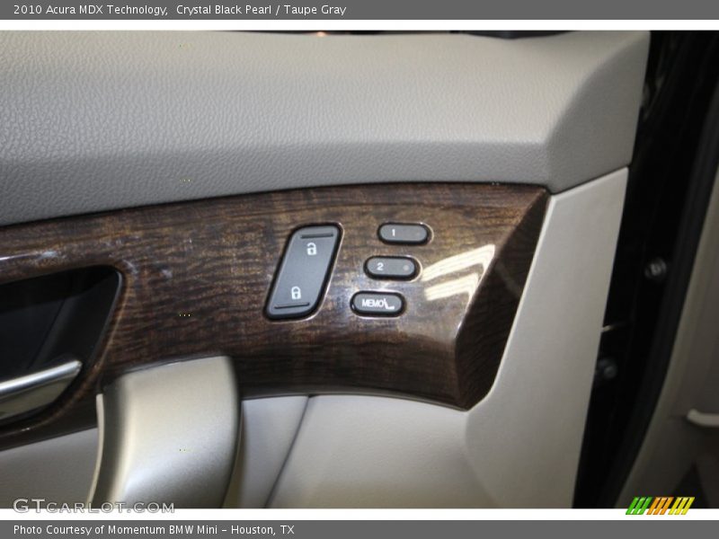 Crystal Black Pearl / Taupe Gray 2010 Acura MDX Technology