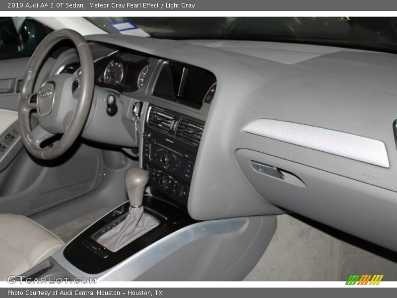 Meteor Gray Pearl Effect / Light Gray 2010 Audi A4 2.0T Sedan