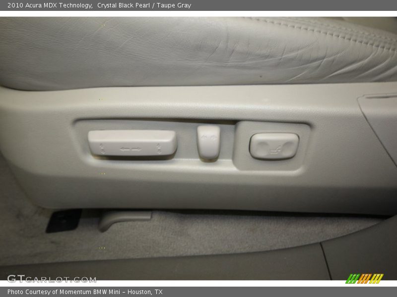 Crystal Black Pearl / Taupe Gray 2010 Acura MDX Technology