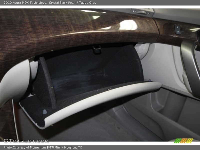 Crystal Black Pearl / Taupe Gray 2010 Acura MDX Technology