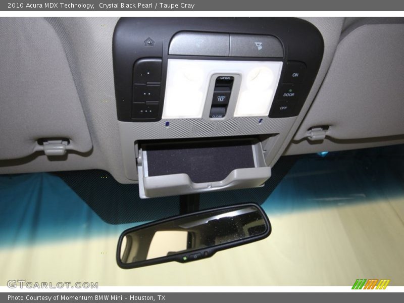 Crystal Black Pearl / Taupe Gray 2010 Acura MDX Technology