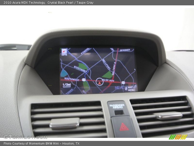 Crystal Black Pearl / Taupe Gray 2010 Acura MDX Technology