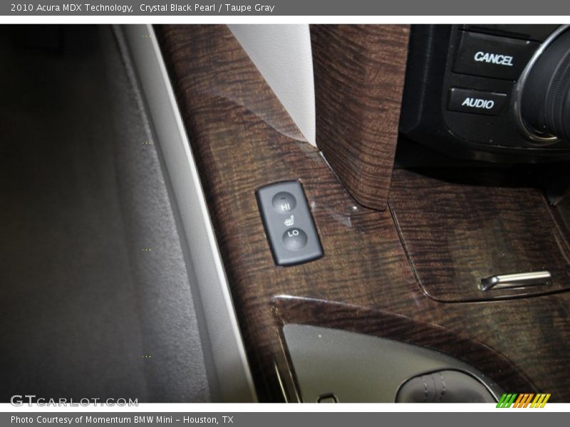 Crystal Black Pearl / Taupe Gray 2010 Acura MDX Technology