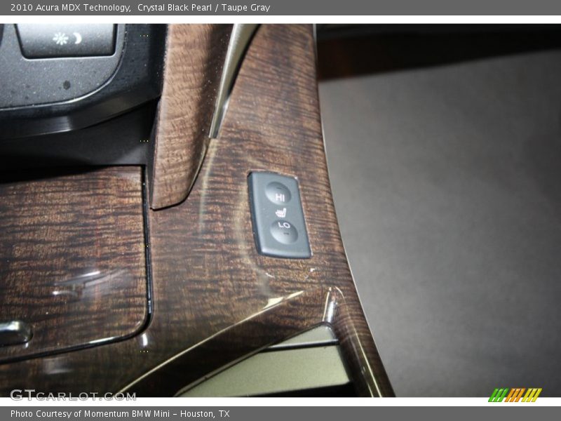 Crystal Black Pearl / Taupe Gray 2010 Acura MDX Technology