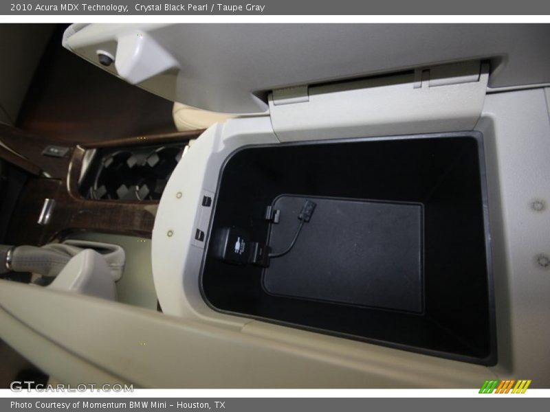Crystal Black Pearl / Taupe Gray 2010 Acura MDX Technology