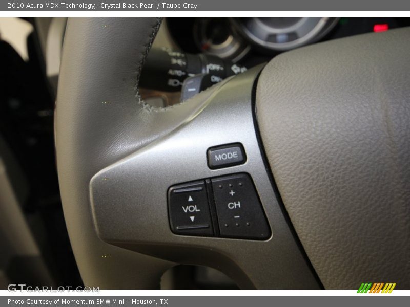 Crystal Black Pearl / Taupe Gray 2010 Acura MDX Technology