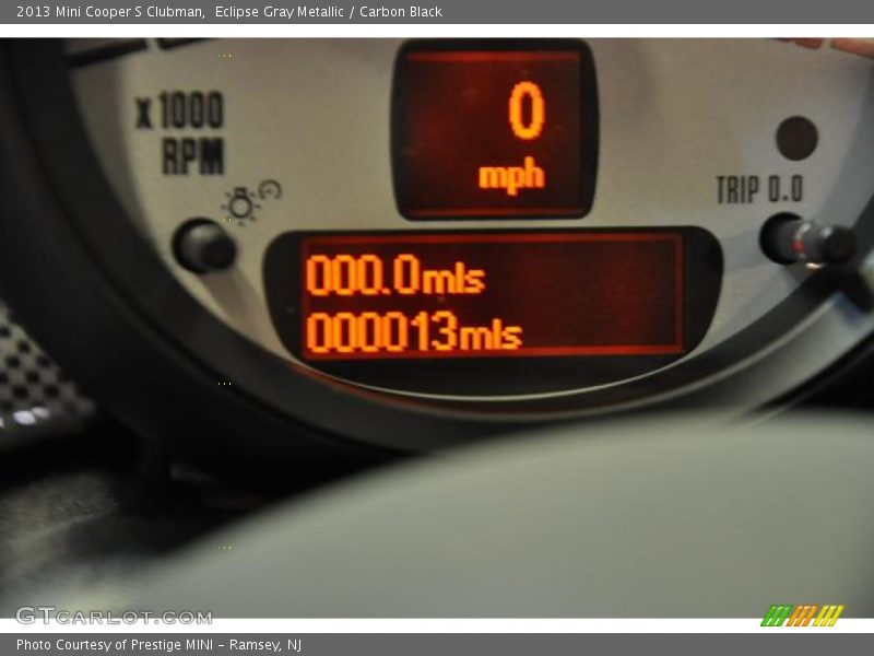 Eclipse Gray Metallic / Carbon Black 2013 Mini Cooper S Clubman