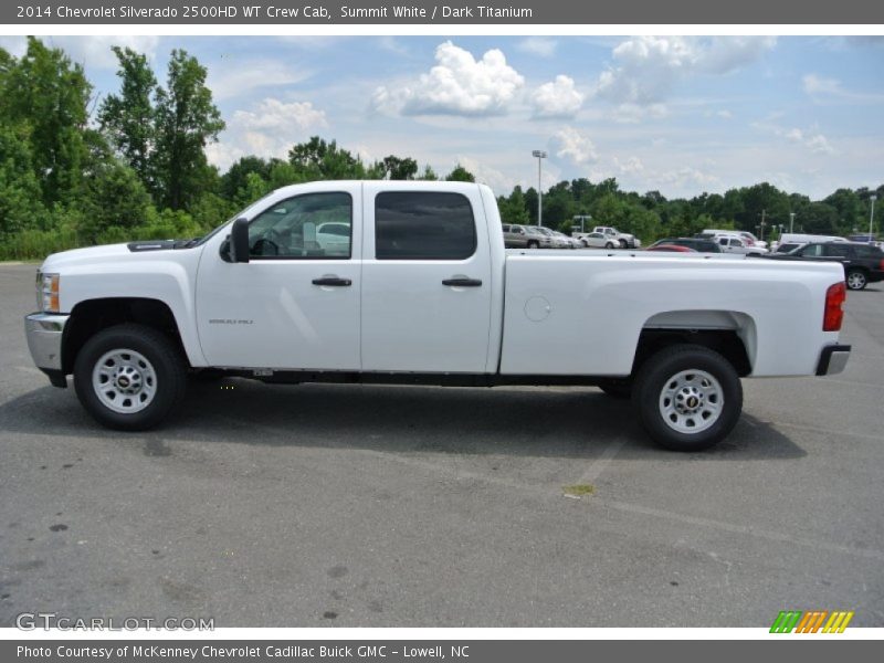 Summit White / Dark Titanium 2014 Chevrolet Silverado 2500HD WT Crew Cab