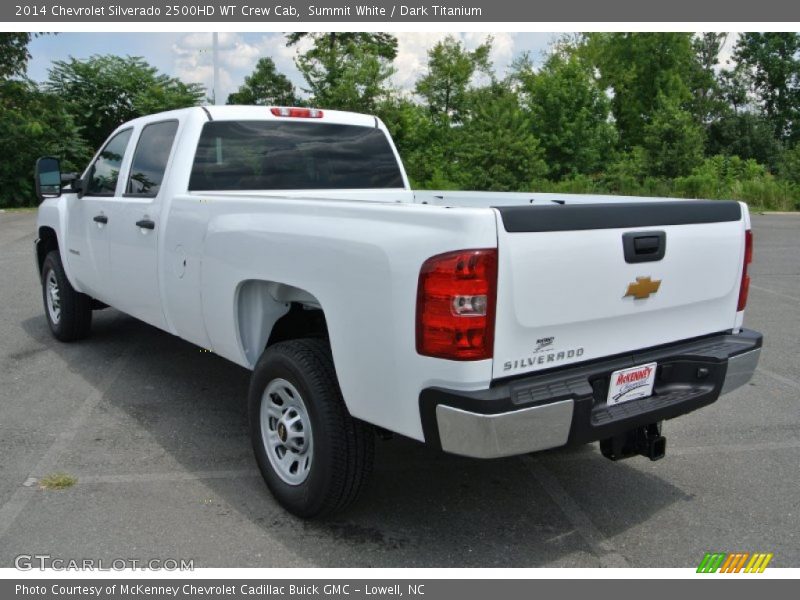 Summit White / Dark Titanium 2014 Chevrolet Silverado 2500HD WT Crew Cab