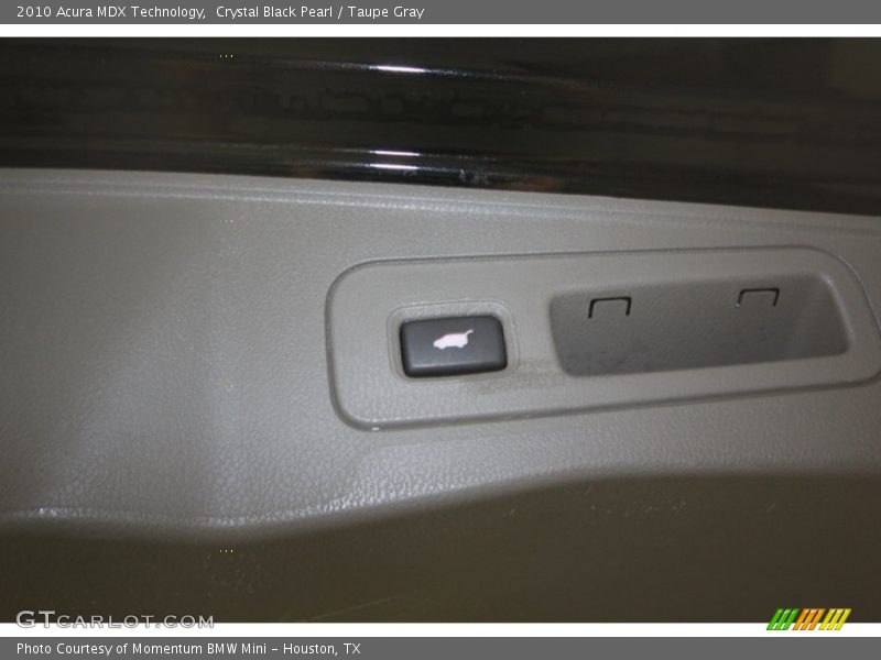 Crystal Black Pearl / Taupe Gray 2010 Acura MDX Technology