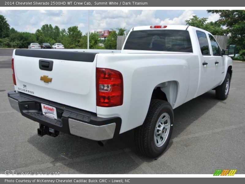 Summit White / Dark Titanium 2014 Chevrolet Silverado 2500HD WT Crew Cab
