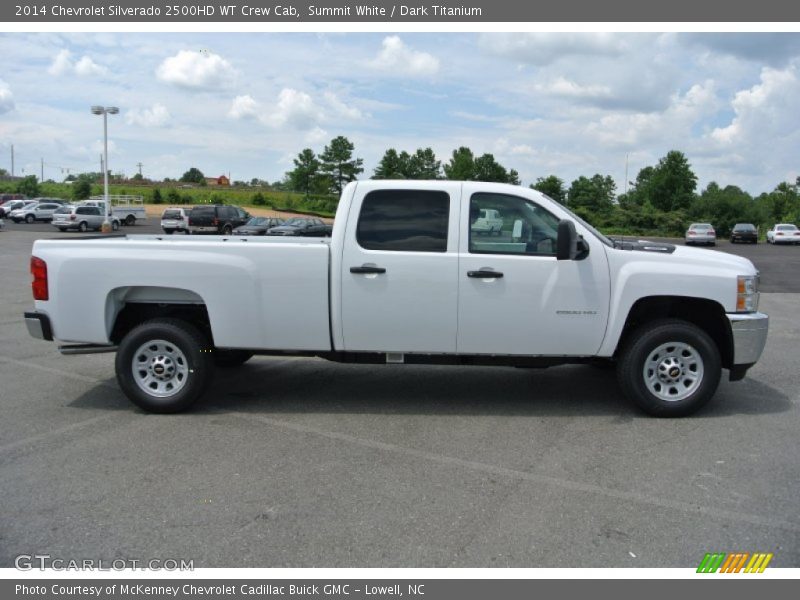 Summit White / Dark Titanium 2014 Chevrolet Silverado 2500HD WT Crew Cab
