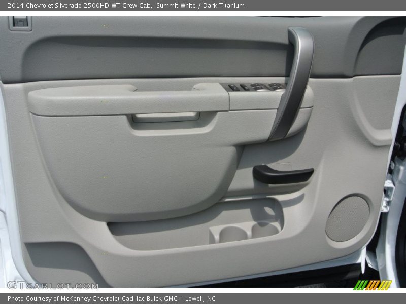 Summit White / Dark Titanium 2014 Chevrolet Silverado 2500HD WT Crew Cab
