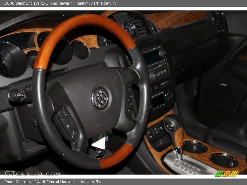 Red Jewel / Titanium/Dark Titanium 2008 Buick Enclave CXL