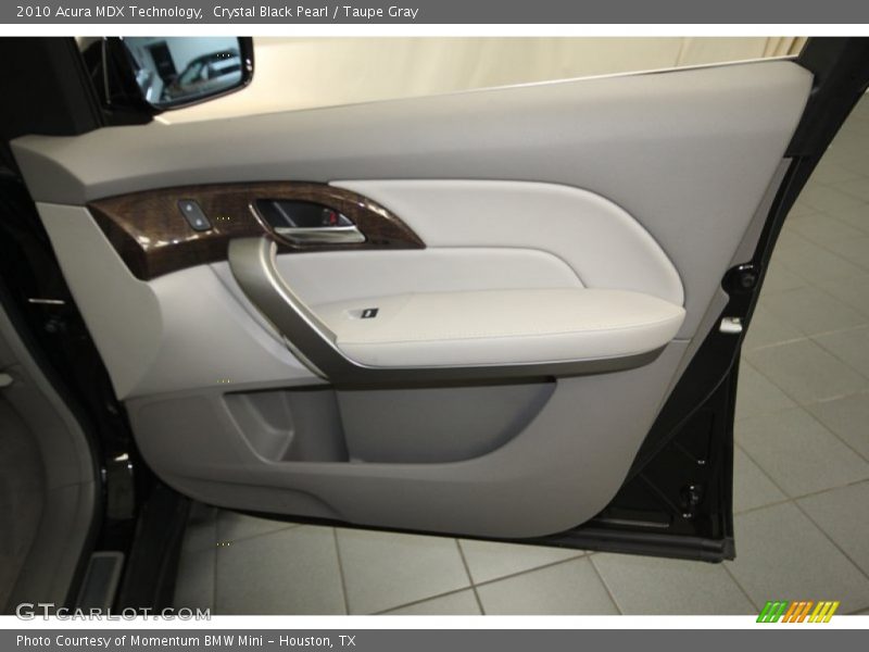 Crystal Black Pearl / Taupe Gray 2010 Acura MDX Technology