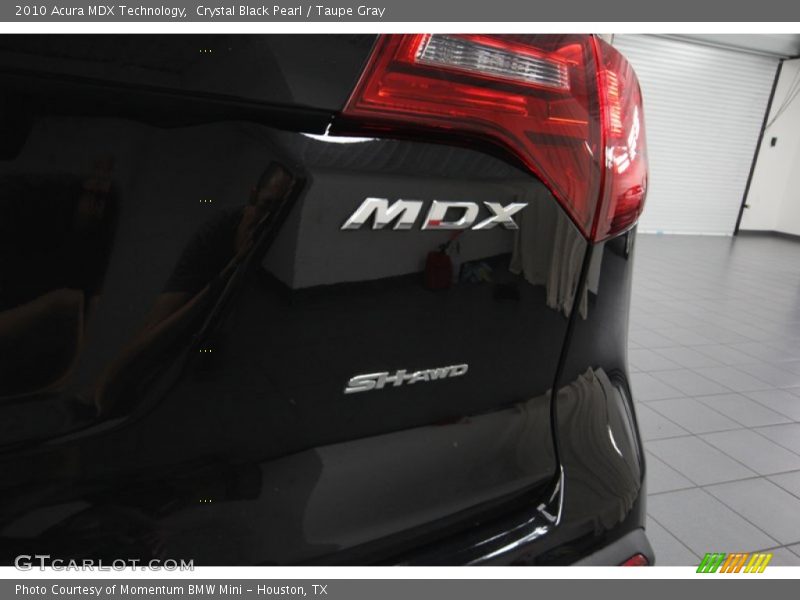 Crystal Black Pearl / Taupe Gray 2010 Acura MDX Technology
