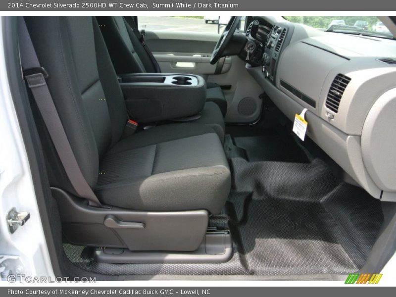 Summit White / Dark Titanium 2014 Chevrolet Silverado 2500HD WT Crew Cab
