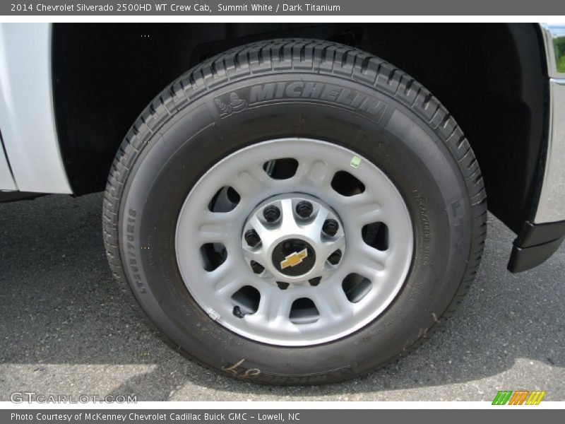 Summit White / Dark Titanium 2014 Chevrolet Silverado 2500HD WT Crew Cab