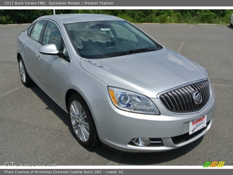 Quicksilver Metallic / Medium Titanium 2013 Buick Verano FWD