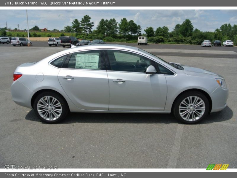 Quicksilver Metallic / Medium Titanium 2013 Buick Verano FWD