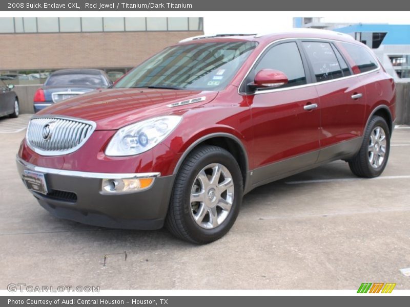 Red Jewel / Titanium/Dark Titanium 2008 Buick Enclave CXL