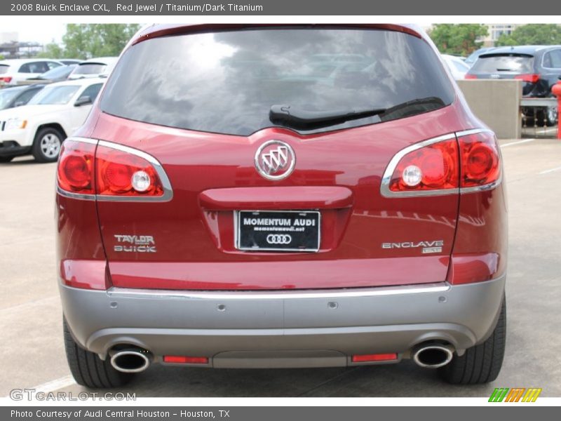 Red Jewel / Titanium/Dark Titanium 2008 Buick Enclave CXL