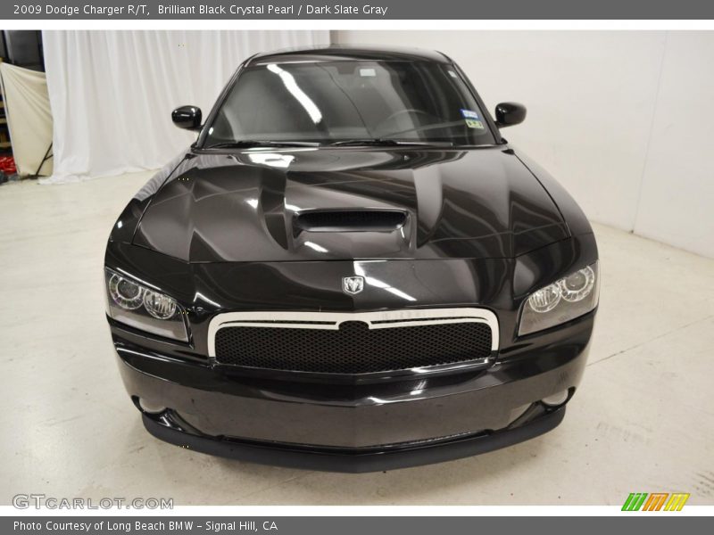 Brilliant Black Crystal Pearl / Dark Slate Gray 2009 Dodge Charger R/T