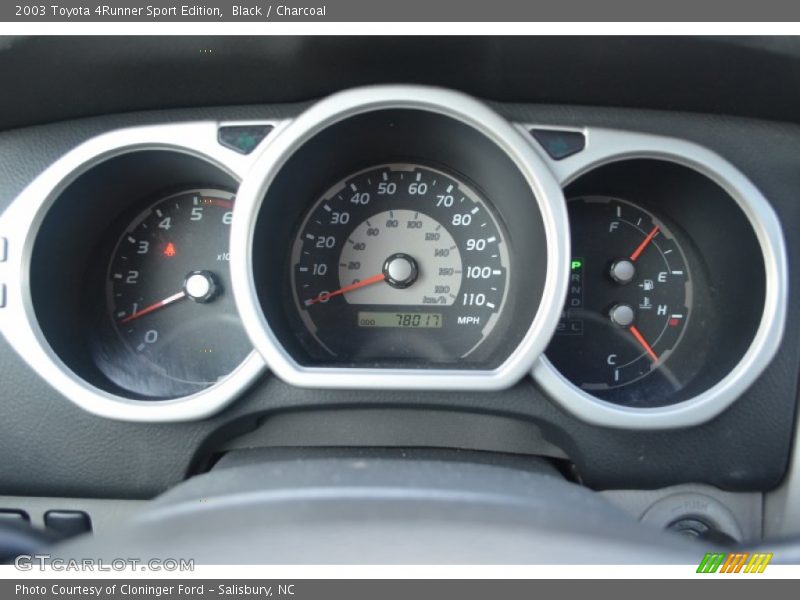 Black / Charcoal 2003 Toyota 4Runner Sport Edition