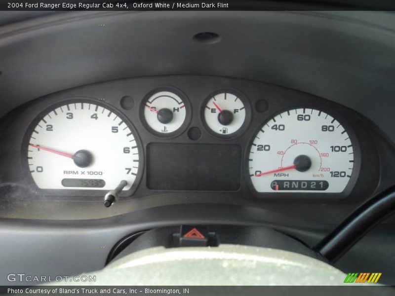Oxford White / Medium Dark Flint 2004 Ford Ranger Edge Regular Cab 4x4