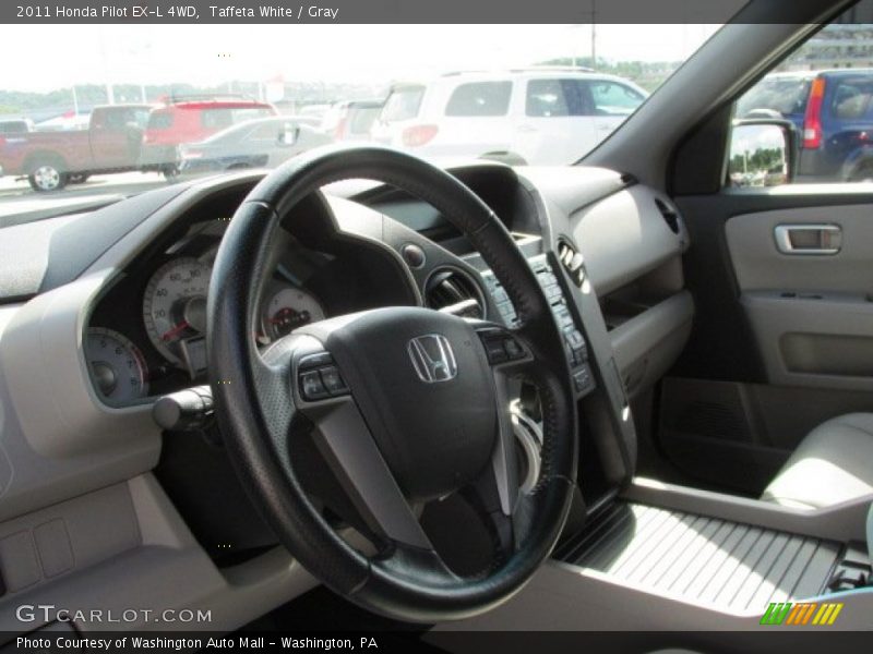 Taffeta White / Gray 2011 Honda Pilot EX-L 4WD